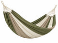 Amaca 300 x 150 cm in cotone verde beige da giardino stile bohémien